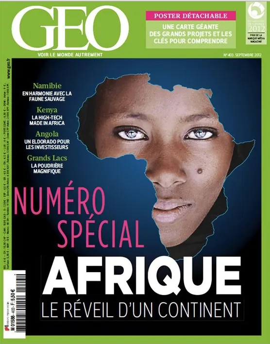 GEO magazine cover: the awakening of a continent